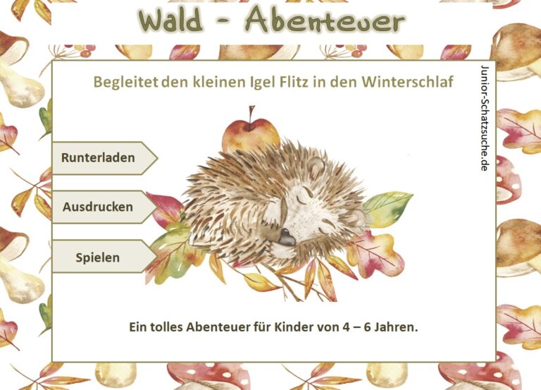 Deckblatt Wald-Abenteuer 4-6 Jahre