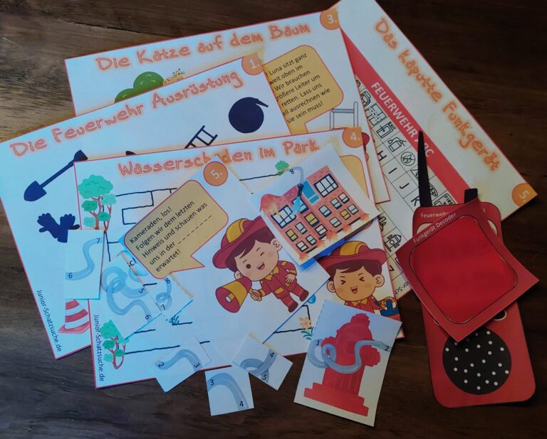 Spielmaterial - Rätselkarten